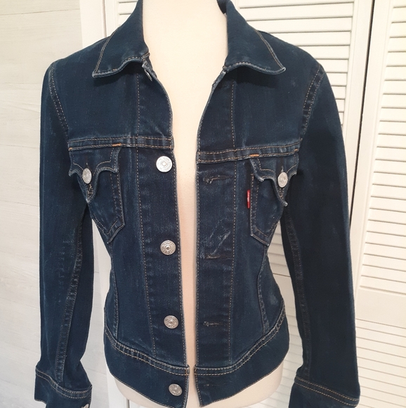 Levi's Jackets & Blazers - Levi's type 1 iconic distressed jacket medium C2